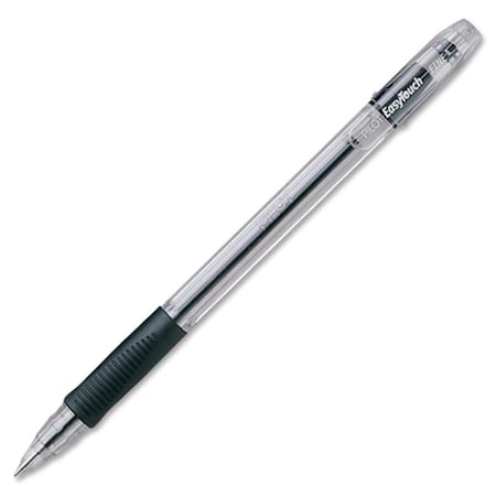 EasyTouch Ballpoint Stick Pen- Black Ink- Fine- Dozen